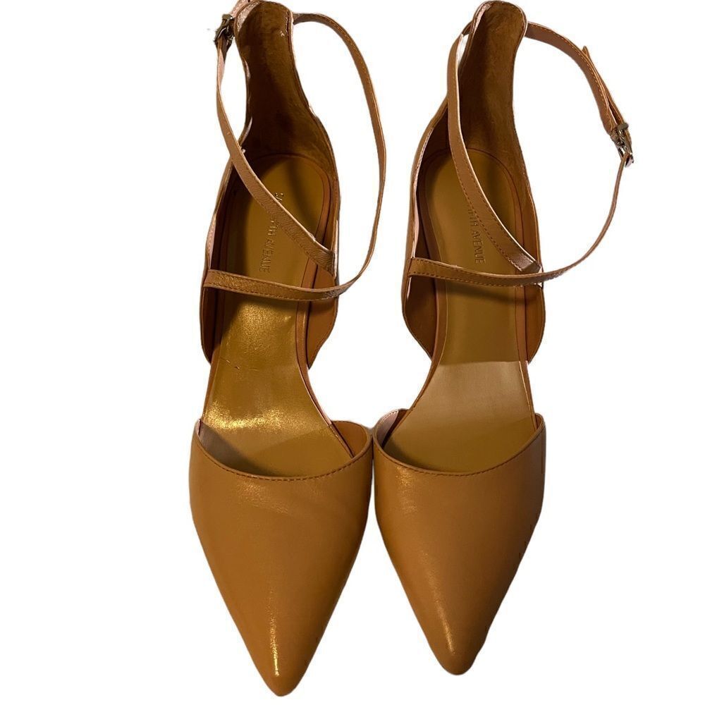 PRE-loved Saks fifth avenue. Velvet heels size 10M